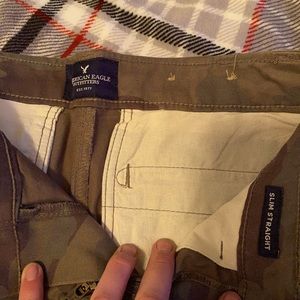 American Eagle Slim Jeans   29/32 Camo color scheme. Worn 1 time